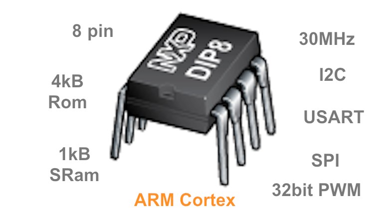 screenshot ARM Cortex DIP8