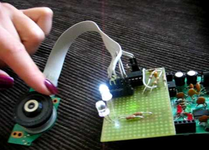Arduino e encoder - screenshot applicazione
