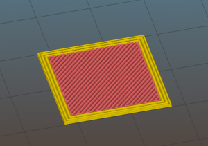 How GCode for 3D printer work - one simulated extruded layer